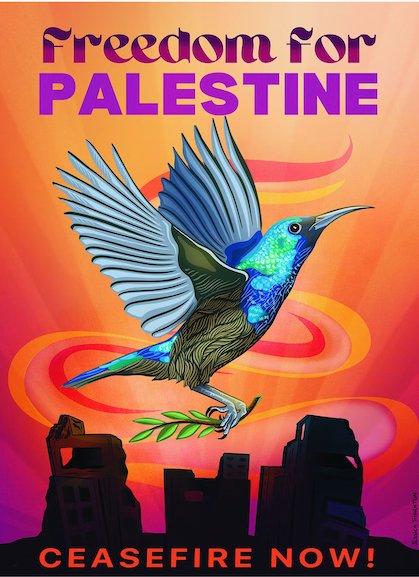 Freedom For Palestine - 3 (by Jessica Thornton - 2023)
