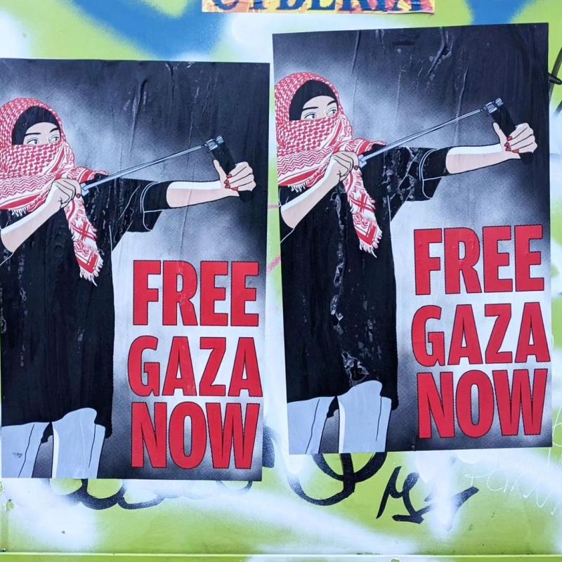 Free Gaza Now (by Zola - 2023)