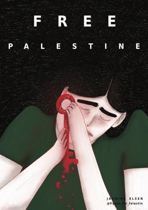 Free Palestine - @JasmineElsen (by @JasmineElsen - 2023)