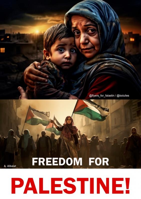 Freedom For Palestine! (by A. Albalat - 2023)