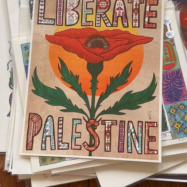 Liberate Palestine (by Ellie Yanagisawa - 2023)