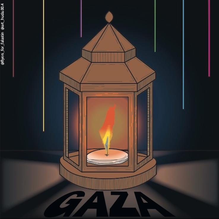 Magic Lamp of Palestine (by @art_huda.00.4 - 2024)