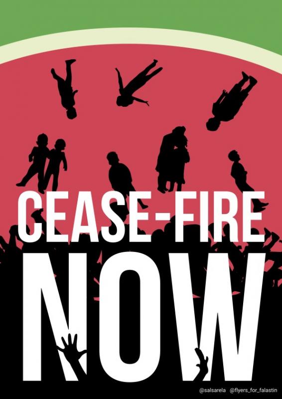 Cease Fire Now - @salsarela (by @salsarela - 2024)