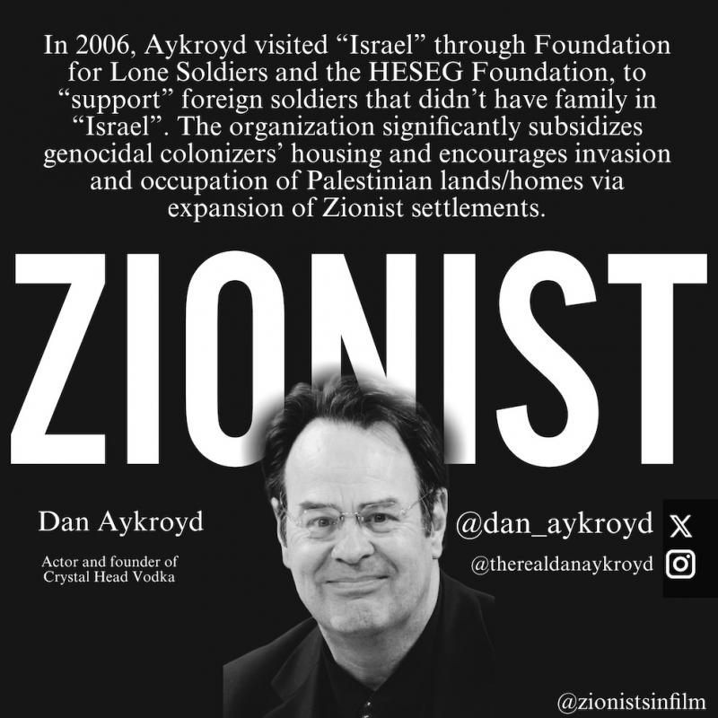Dan Aykroyd - Zionist (by Research in Progress  - 2024)