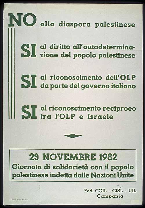 No Alla Diaspora Palestinese (by Research in Progress  - 1982)