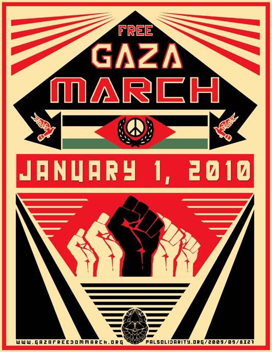 Free Gaza March - 2010 (by Eric Paul Gulliver - 2010)