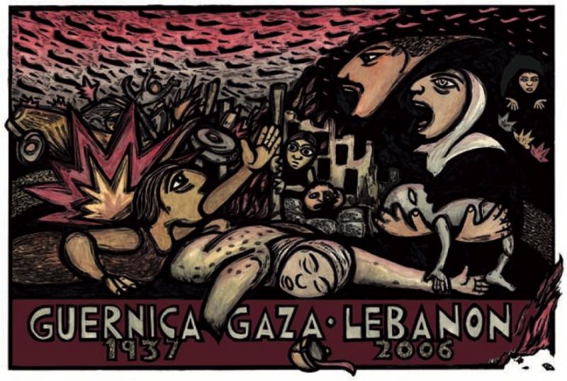 Guernica - Gaza - Lebanon (by Ricardo  Levins Morales - 2006)