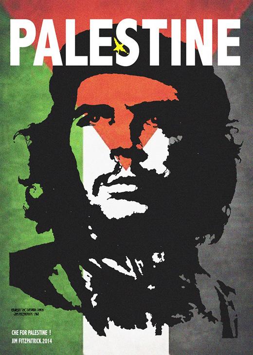 Che For Palestine! (by Jim Fitzpatrick  - 2014)