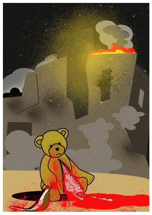 Gaza Teddy Bear (by Cris ElPasoLibre - 2014)