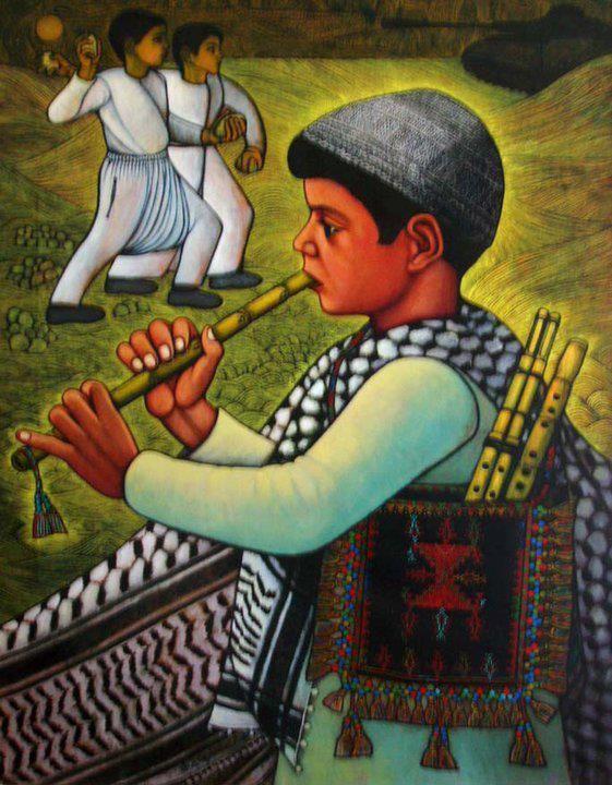 Intifadah Flute Boy (by Abdel Rahman  Al Muzain - 1988)