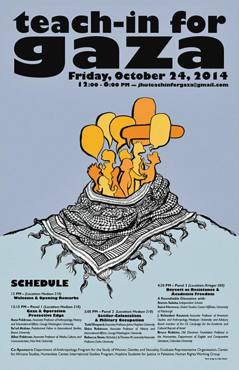 Teach-In For Gaza (by Ethan  Heitner - 2014)