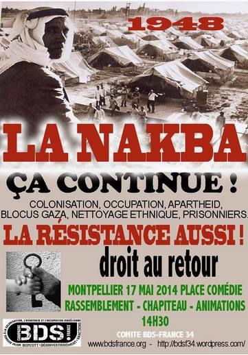 La Nakba ça Continue! (by Research in Progress  - 2014)