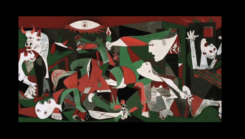 Gaza Guernica - 2023 (by Research in Progress  - 2023)