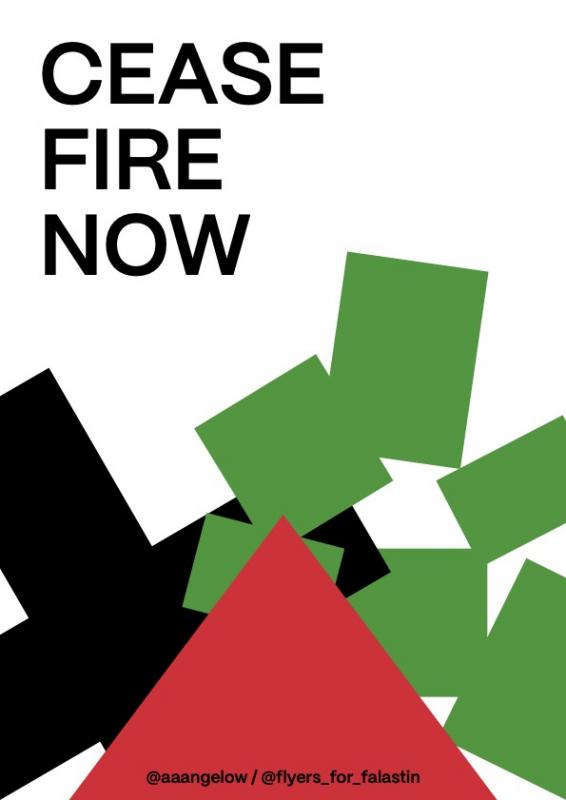 Cease Fire Now - @aaangelow (by @aaangelow - 2024)