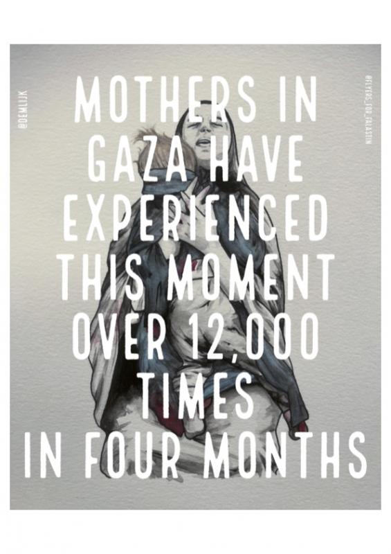Mothers In Gaza (by @demlijk - 2023)