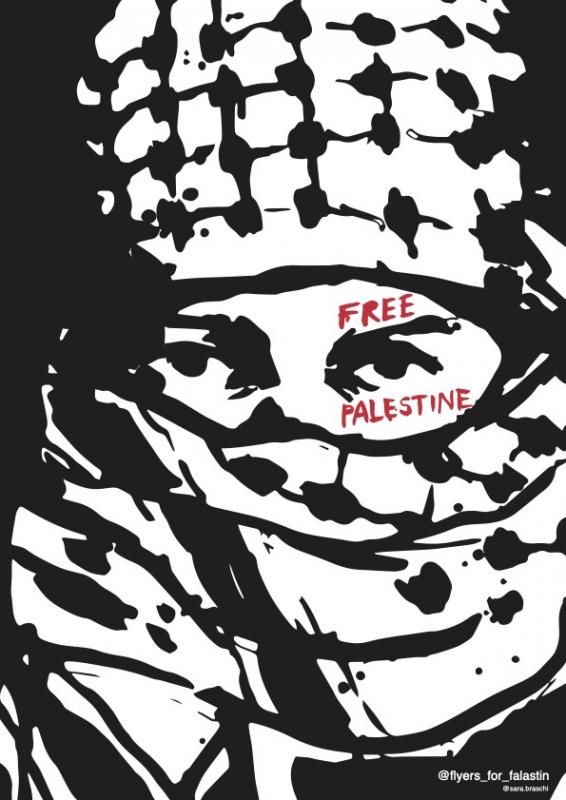Free Palestine - @sara.braschi (by @sara.braschi - 2024)