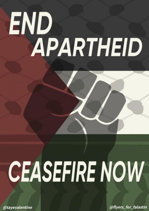 Ceasefire Now - @tayevalentine (by @tayevalentine - 2023)