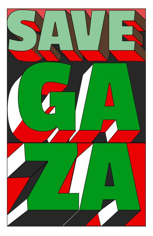 Save Gaza - Dunn (by Alec Dunn - 2024)