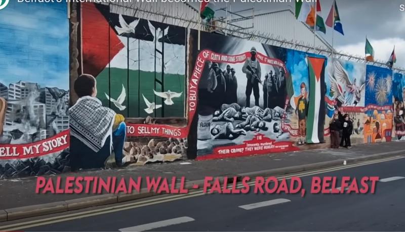Palestinian Wall Video - Belfast, 2024 (by  - 2024)