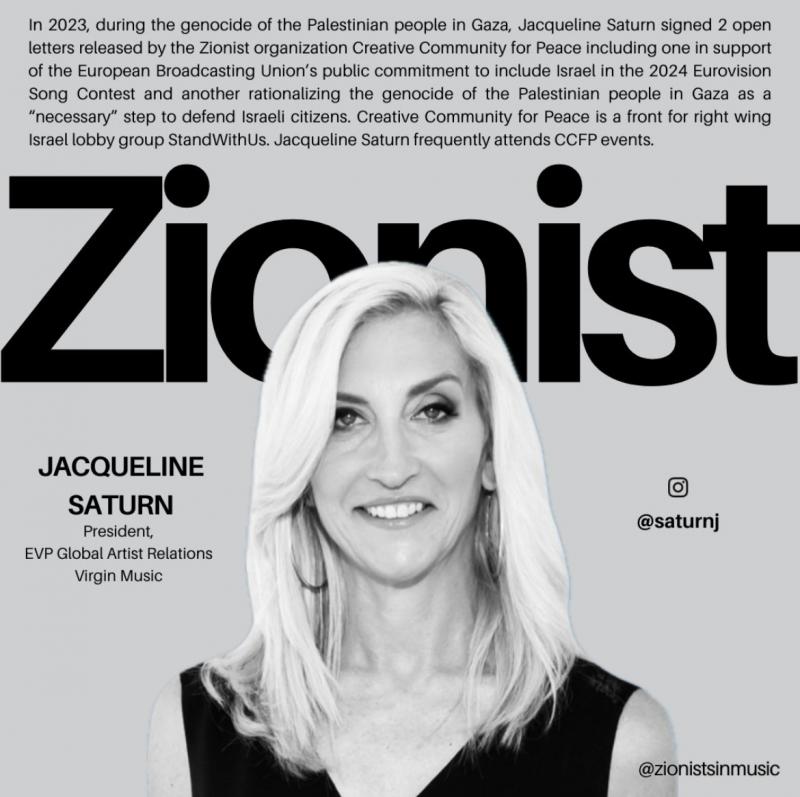 Jacqueline Saturn - Zionist (by Research in Progress  - 2024)