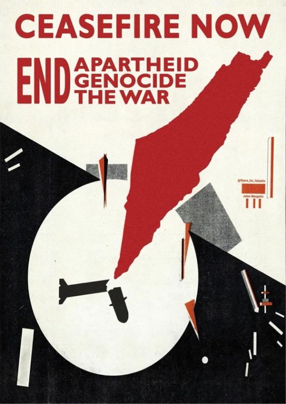 Red Wedge Palestine (by Jules Margotin - 2024)