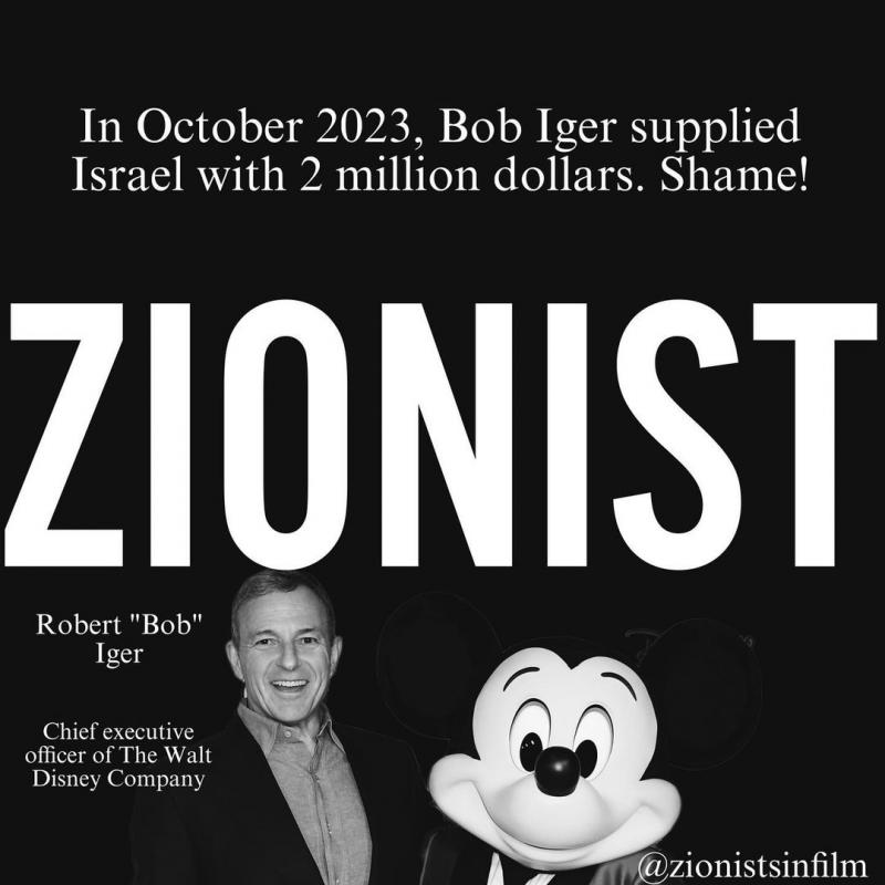 Bob Iger - Zionist (by Research in Progress  - 2024)