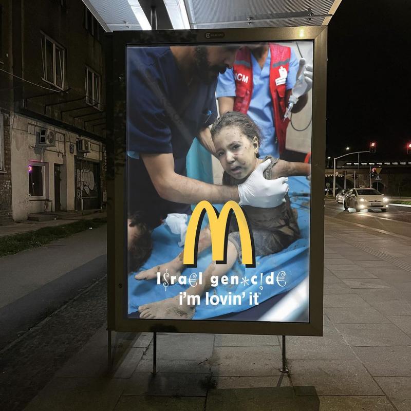 Israeli Genocide - I'm Lovin' It - 2 (by Igor Dobrowolski - 2024)