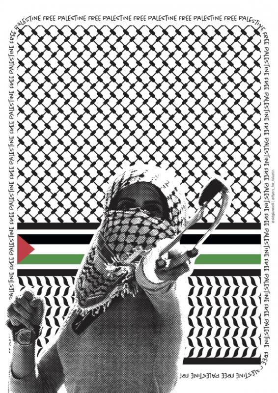 Free Palestine - @sidgiannelli (by @sidgiannelli - 2024)