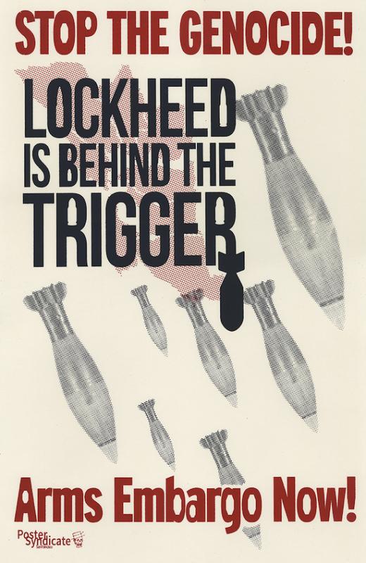 Lockheed Is Behind the Trigger (by Deliberately / Collectively / Anonymous - 2023)