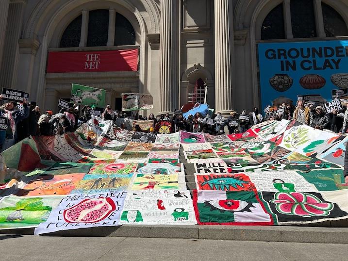 From Occupation to Liberation - A Quilt (by Deliberately / Collectively / Anonymous - 2024)