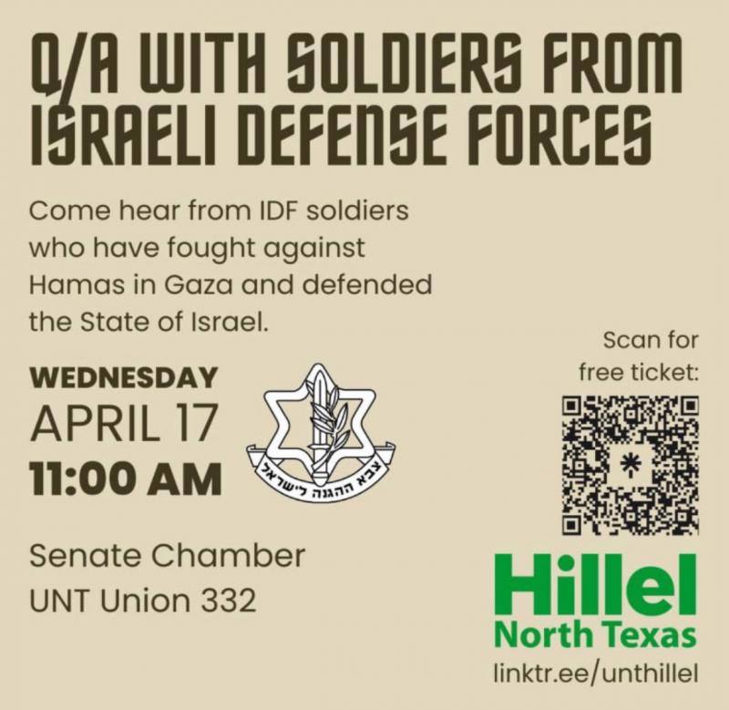 Come Hear From IDF Soldiers (by Research in Progress  - 2024)