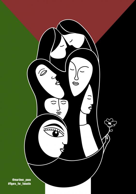 Mujeres por Palestina (by @martinez_pauv - 2024)