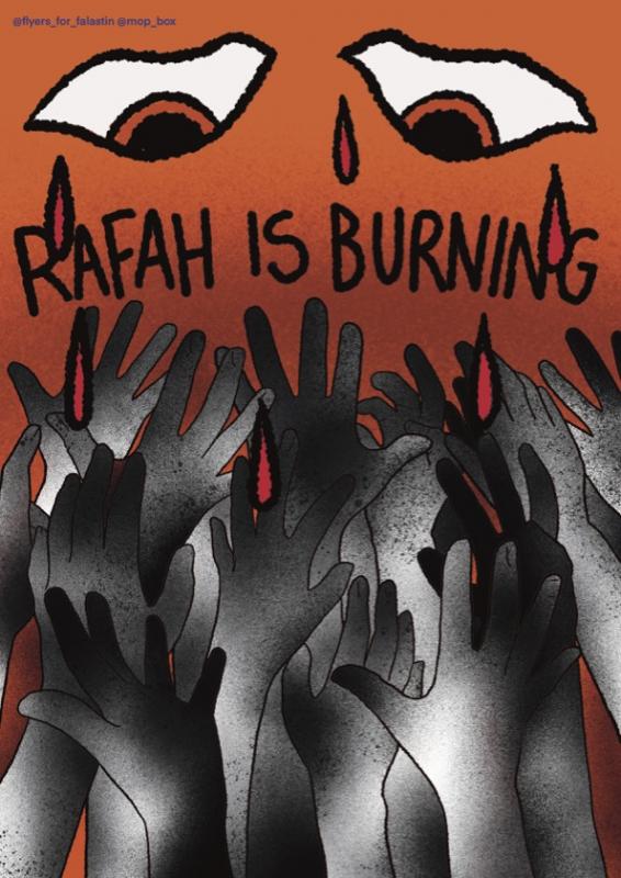 Rafah Is Burning - @mop_box (by @mop_box - 2024)