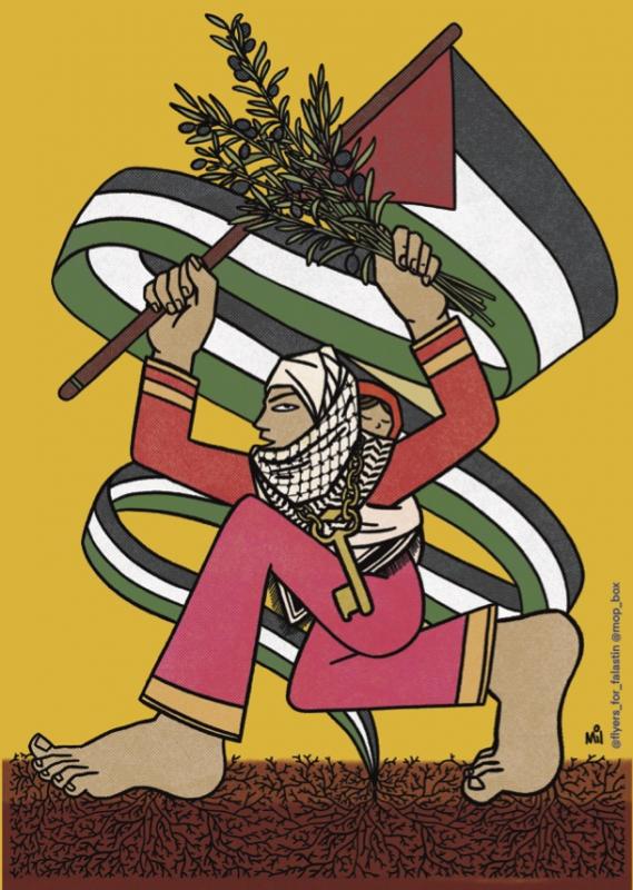 Palestine Persists (by @mop_box - 2024)