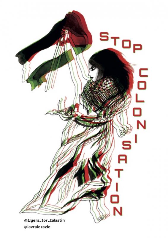 Stop Colonisation (by @zazielavraie - 2024)