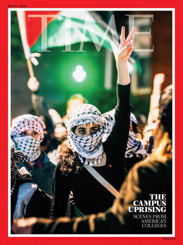 TIME Cover - The Campus Uprisings (by James Schaap - 2024)