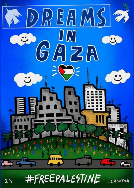 Dreams In Gaza (by Ray Lalotoa - 2024)