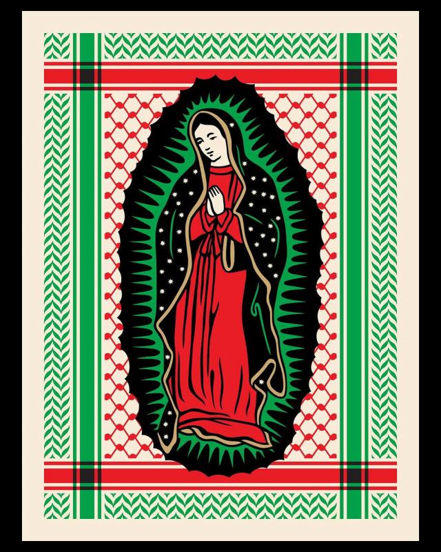 Virgencita Palestine (by Ernesto Yerena Montejano - 2023)