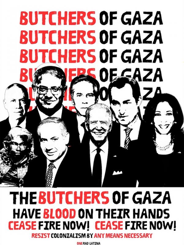 Butchers of Gaza (by One Rad Latina - 2024)