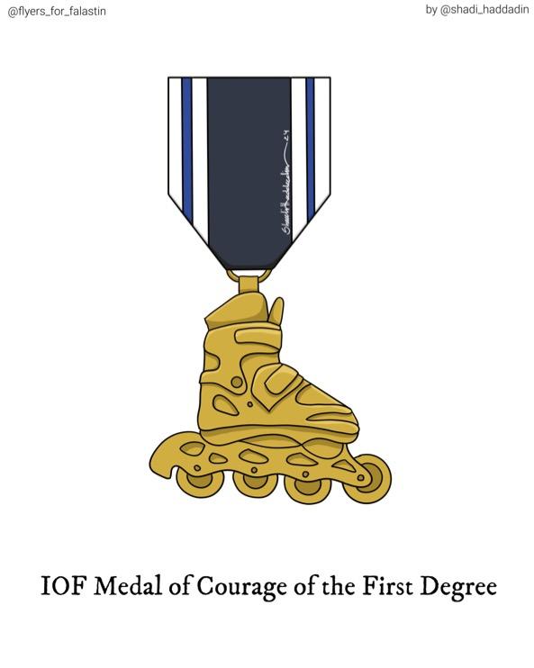 IOF Medal of Courage (by @shadi_haddadin - 2024)