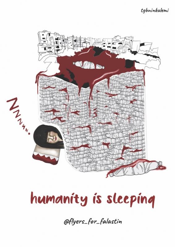 Humanity Is Sleeping (by @tgbninkalemi - 2024)