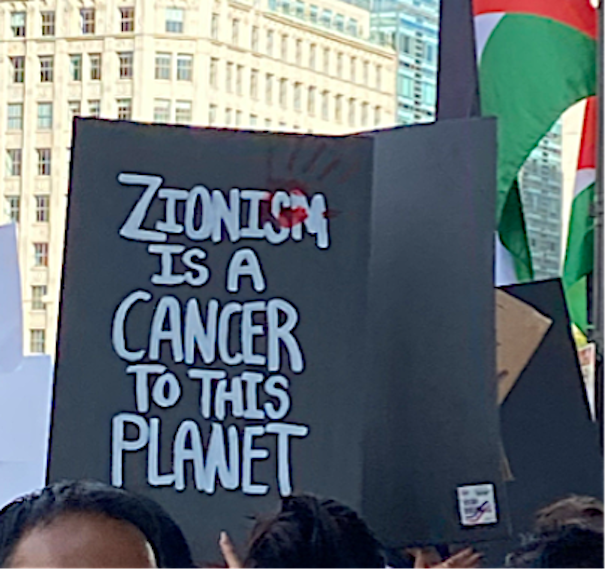 Zionism Is A Cancer (by Deliberately / Collectively / Anonymous - 2024)