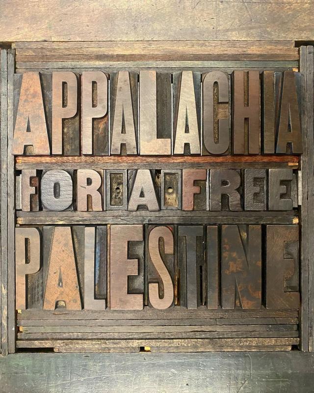 Appalachia For A Free Palestine (by Research in Progress  - 2024)