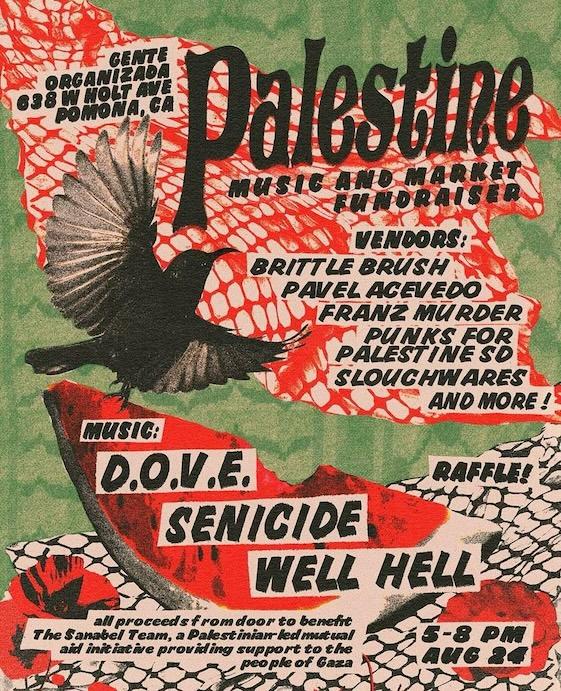 Punks For Palestine - SD (by @purrcolate - 2024)