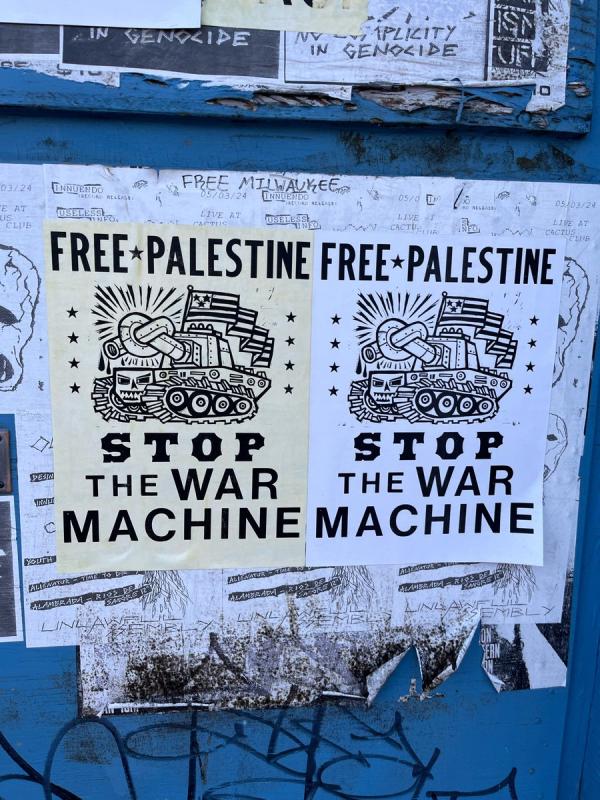 Stop the War Machine - Fleissner (by John Fleissner - 2024)