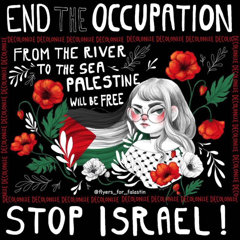 Stop Israel! (by Greta Agosti, @sgretel_ - 2024)