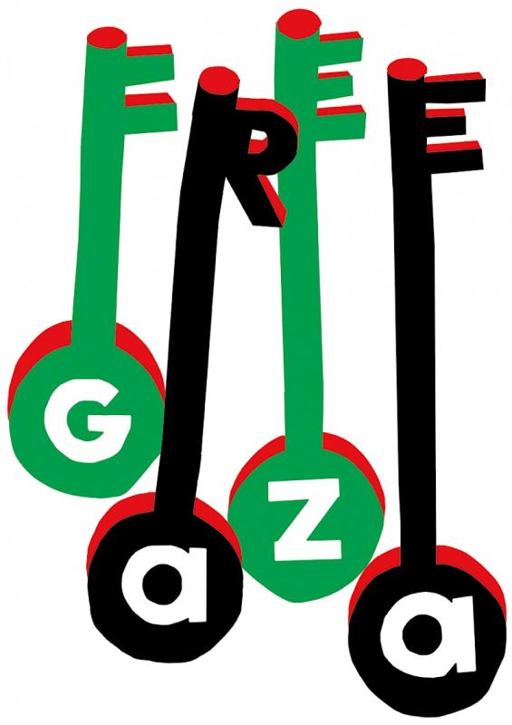 Keys of Gaza (by Bastien Contraire - 2024)