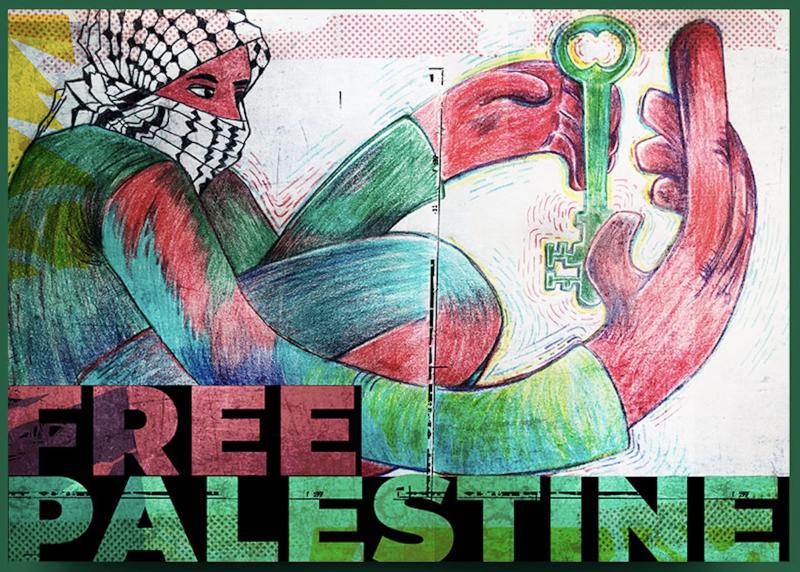 Free Palestine - Ota (by André Ota - 2024)