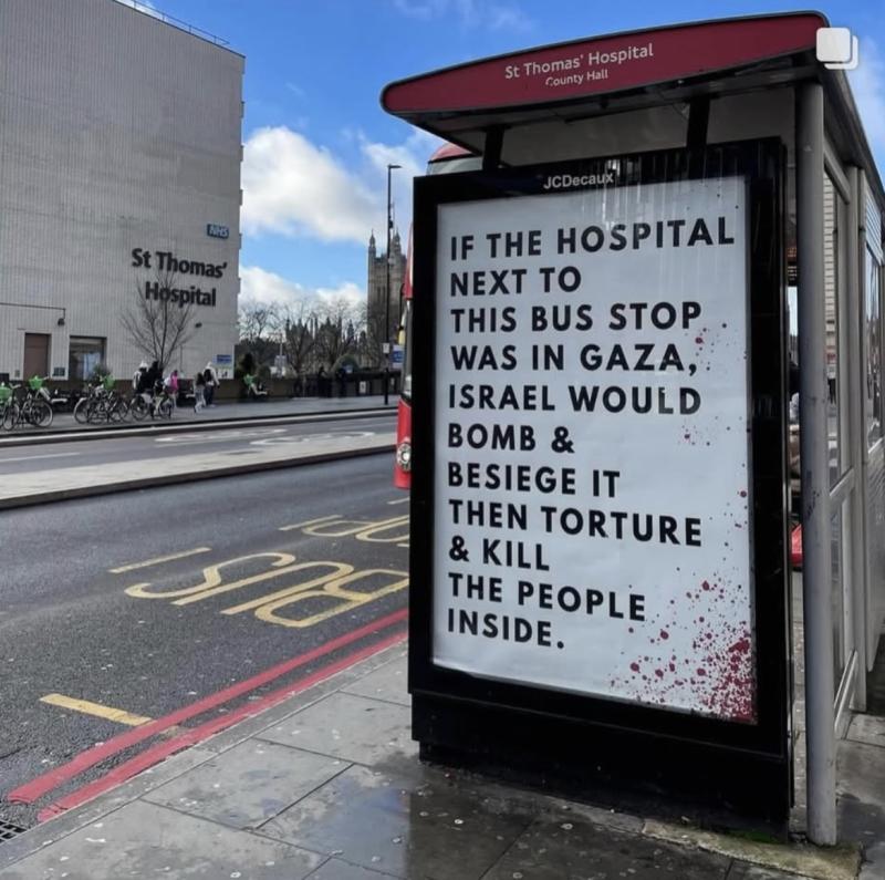 If the Hospital Next to This Bus Stop (by Frank Riot - 2024)