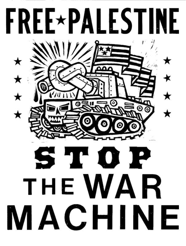 Stop the War Machine - Original (by John Fleissner - 2024)